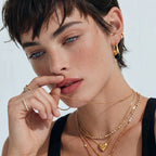 Collier Cœur Doré — Argent 925 plaqué or 18 carats