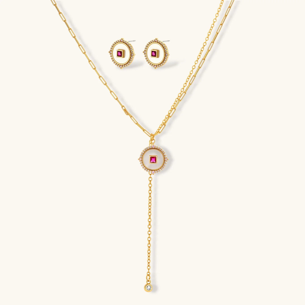 Coffret Médaillon Luxe — Parure Plaqué Or 18 Carats - Coffrets cadeaux - Les Joyaux de Sophie