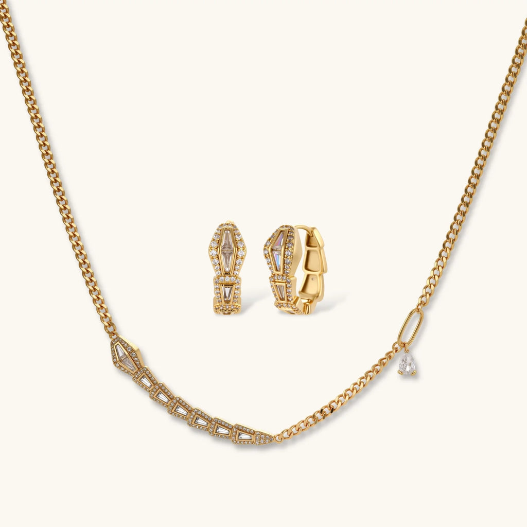 Coffret Géométrique Luxe — Parure Moderne Plaqué Or - Coffrets cadeaux - Les Joyaux de Sophie