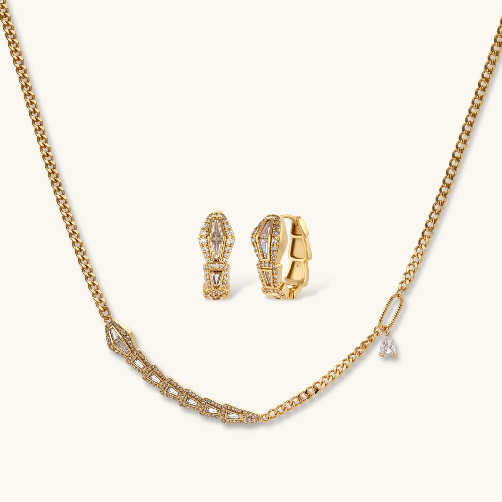 Coffret Géométrique Luxe — Parure Moderne Plaqué Or - Coffrets cadeaux - Les Joyaux de Sophie