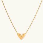 Collier Cœur d'Or — Pendentif Premium Plaqué Or 18 Carats - Colliers - Les Joyaux de Sophie