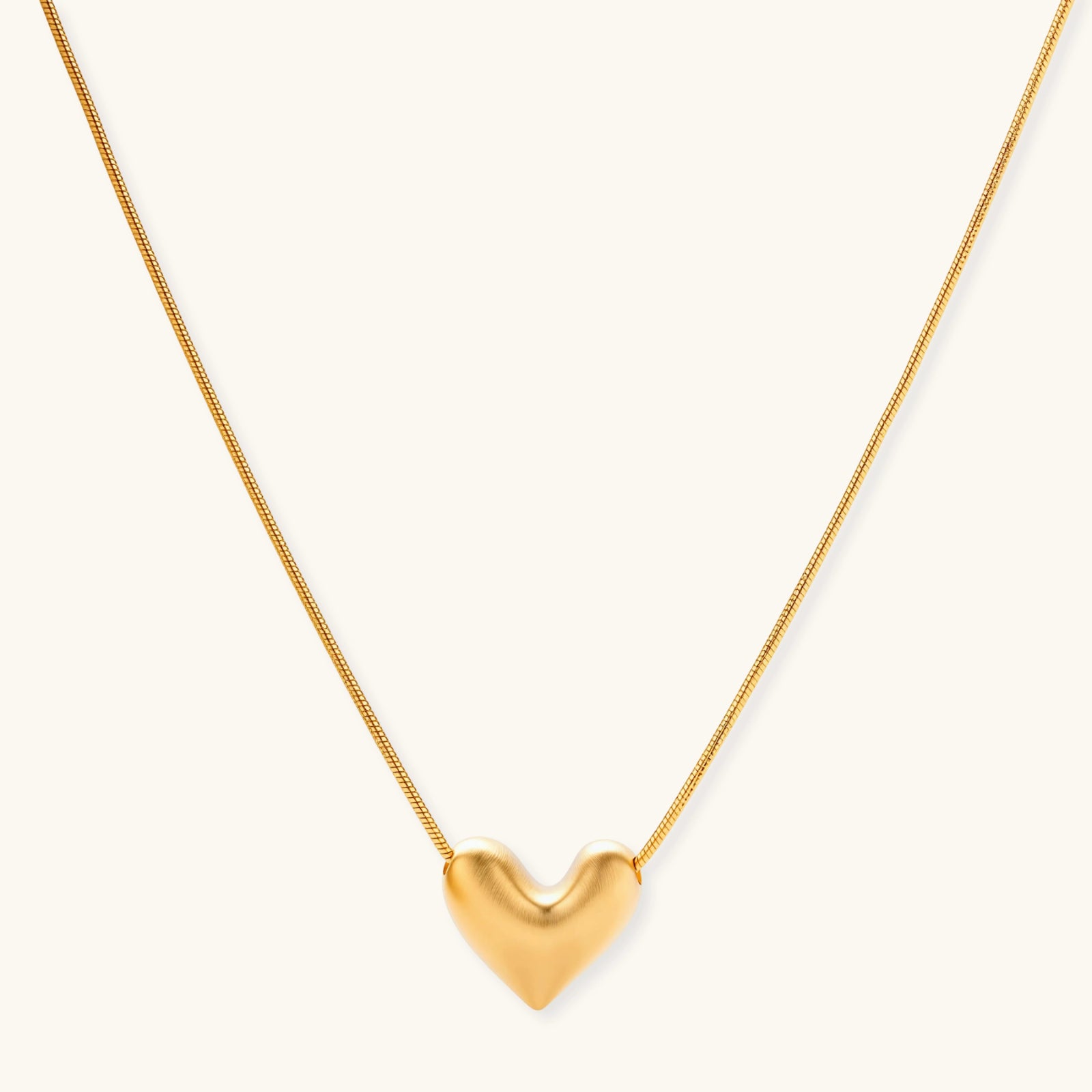 Collier Cœur d'Or — Pendentif Premium Plaqué Or 18 Carats - Colliers - Les Joyaux de Sophie