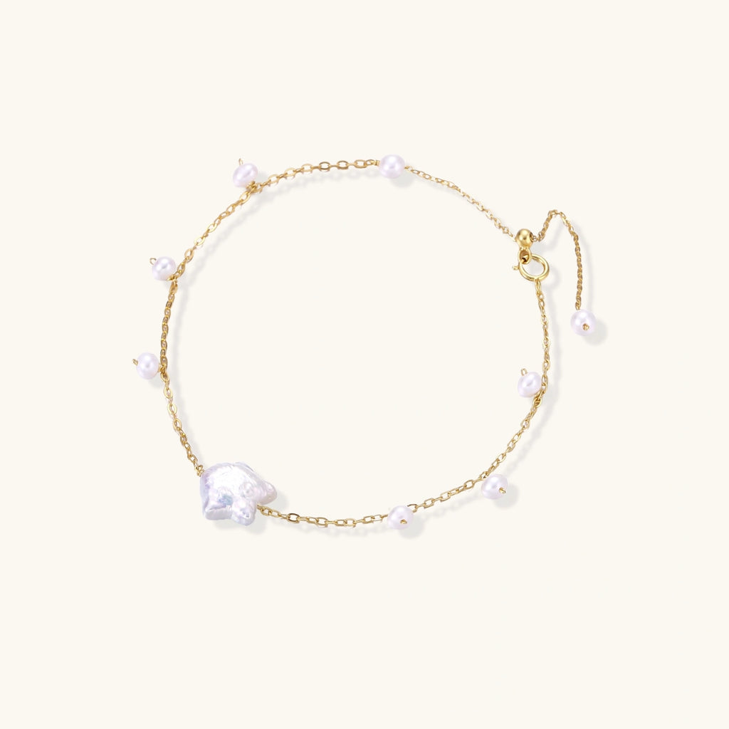 Bracelet Harmonie Perlée — Perles d'Eau Douce & Plaqué Or - Bracelets - Les Joyaux de Sophie