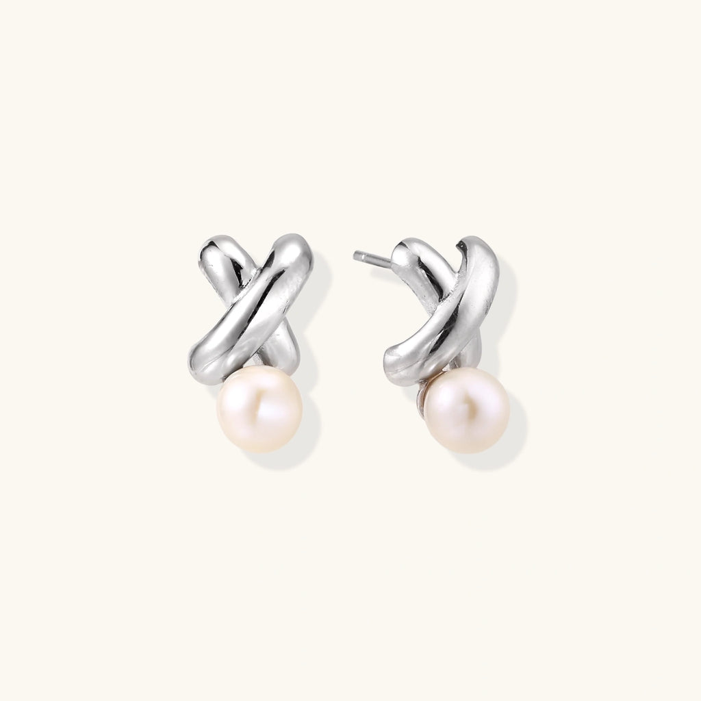 Boucles d'Oreilles Perles Infinies — Pendantes Plaqué Or - Boucles d'oreilles - Les Joyaux de Sophie