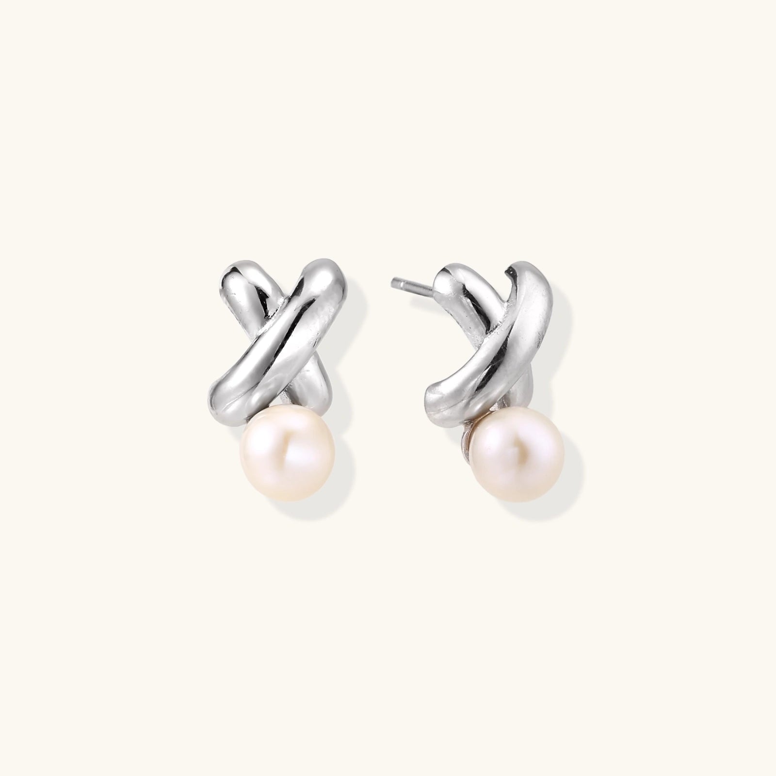 Boucles d'Oreilles Perles Infinies — Pendantes Plaqué Or - Boucles d'oreilles - Les Joyaux de Sophie