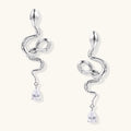 Boucles Serpent de Cristal - détail | Les Joyaux de Sophie