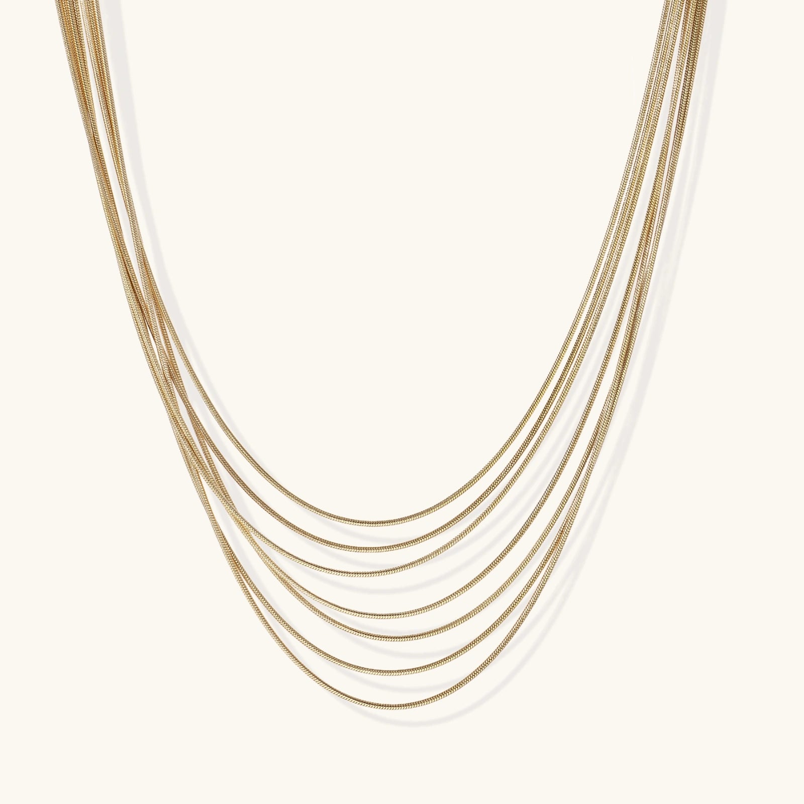 Collier Multi-Rangs Golden Hour - détail du pendentif | Les Joyaux de Sophie