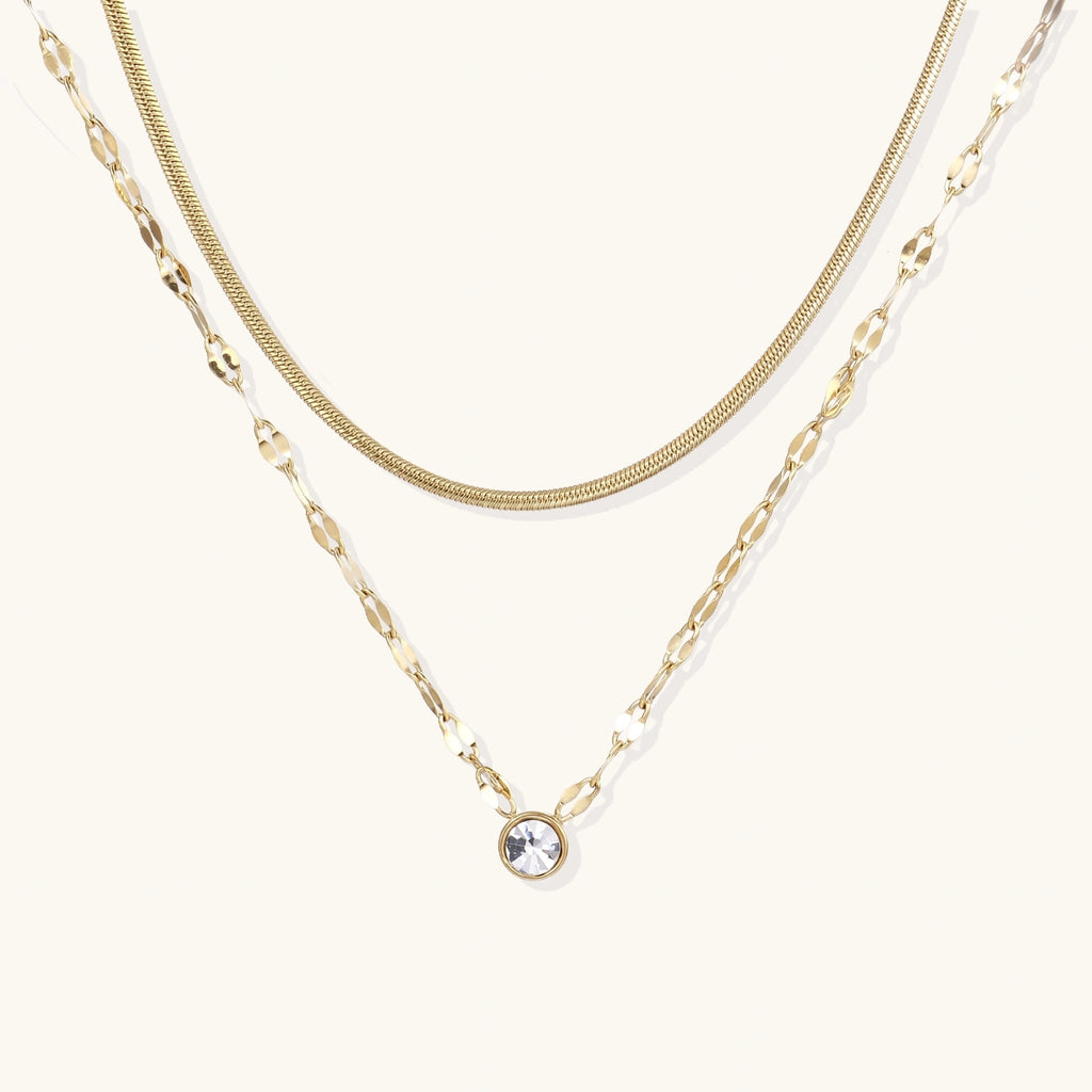 Collier Heure Dorée — Set Superposé Plaqué Or - Colliers - Les Joyaux de Sophie