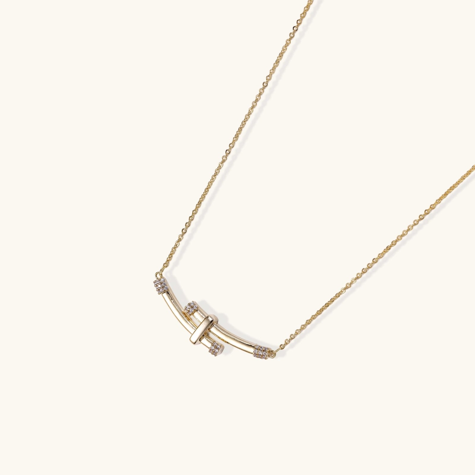 Collier Arc de Cristal - vue de face | Les Joyaux de Sophie