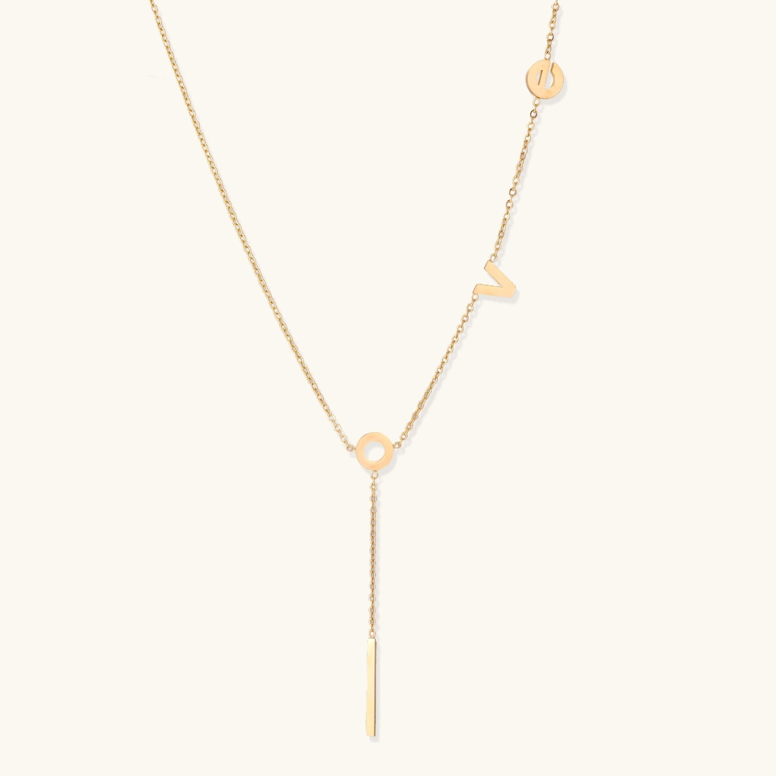 Collier Lariat Lettre d'Amour - détail du pendentif | Les Joyaux de Sophie
