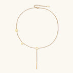 Collier Lariat Lettre d'Amour - sur fond neutre | Les Joyaux de Sophie