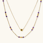 Collier Étoile Cosmique — Superposé Plaqué Or 18 Carats - Colliers - Les Joyaux de Sophie