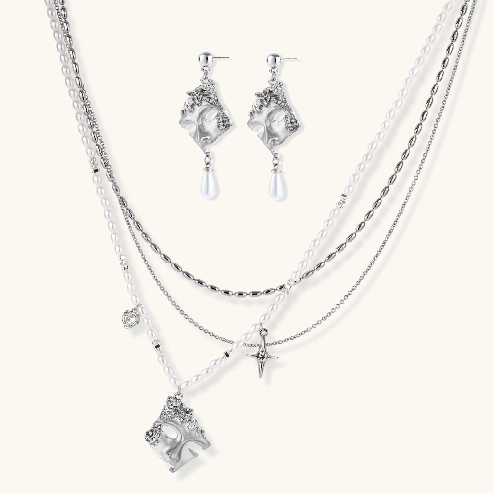 Coffret Mystère Masquerade — Parure Pierre Noire Plaqué Or - Coffrets cadeaux - Les Joyaux de Sophie