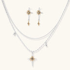 Coffret Croix Céleste — Parure Collier Superposé Plaqué Or - Coffrets cadeaux - Les Joyaux de Sophie