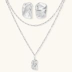 Coffret Métal Liquide — Parure Moderne Plaqué Or - Coffrets cadeaux - Les Joyaux de Sophie