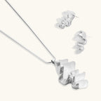 Parure Vague Fluide - détail des boucles | Les Joyaux de Sophie