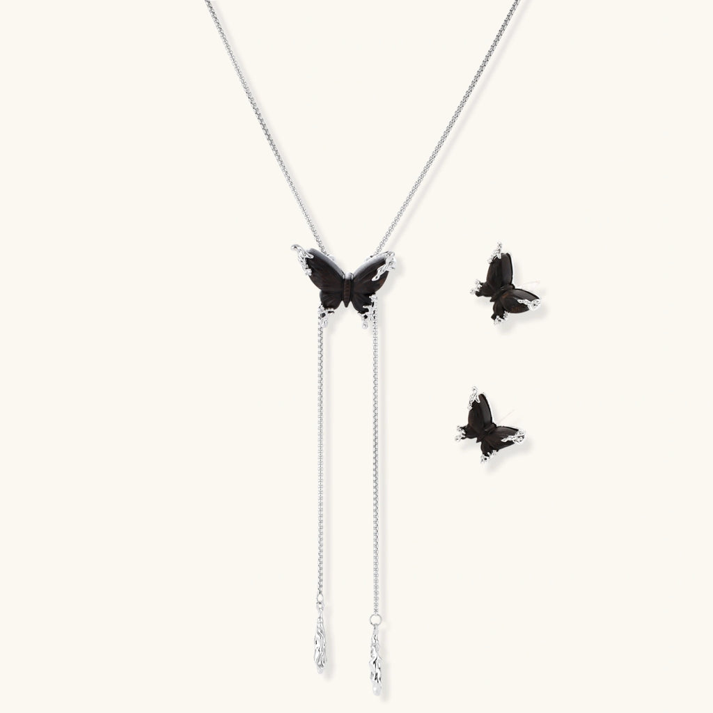 Coffret Papillon des Bois — Parure Premium Plaqué Or - Coffrets cadeaux - Les Joyaux de Sophie