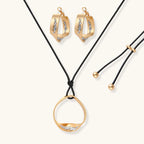 Coffret Cercle Cosmique — Parure Géométrique Plaqué Or - Coffrets cadeaux - Les Joyaux de Sophie