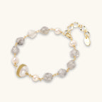 Bracelet Perles Baroques & Cristaux — Plaqué Or 18 Carats - Bracelets - Les Joyaux de Sophie