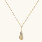 Parure Goutte Dorée Cristal