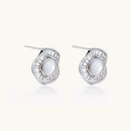 Puces d'Oreilles Halo & Perle
