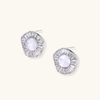Puces d'Oreilles Halo & Perle
