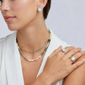 Puces d'Oreilles Halo & Perle