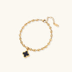 Bracelet Trèfle Nacre — Plaqué or 18 carats