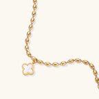 Bracelet Trèfle Nacre — Plaqué or 18 carats