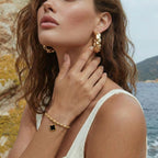 Bracelet Trèfle Nacre — Plaqué or 18 carats